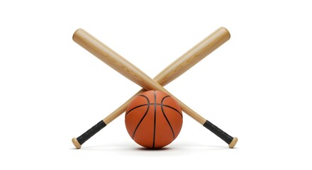 Mixed sports gear composition on white, clean and creative professional image.