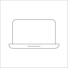 Laptop vector shape