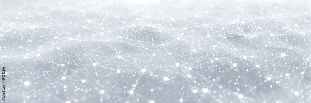 Fototapete abstract network background with connection lines and dots, representing global communication, techn