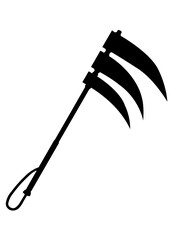 Vector art of Hidan’s iconic triple-bladed 