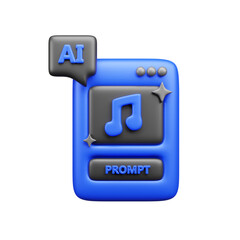 Artificial intelligence 3d Icon 