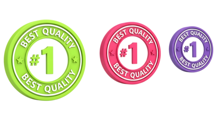 Best quality number one medals award recognition award certified product