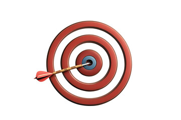a target is in a modern design, showing focus, illustrating a goal, and representing success, in a creative artistic illustration.