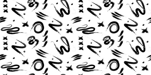 seamless lines, shape, circle, doodle, dot. abstract background in a minimalist style. monochrome pattern for print, paper, web design. cute art illustration.