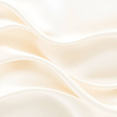 Soft, elegant ivory background with luxurious silk folds and a creamy gradient texture.