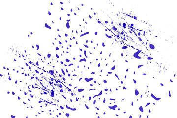 Blue Ink Splatter Abstract Art Background