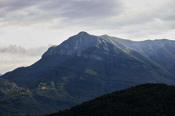Fototapeta premium clouds over the mountains