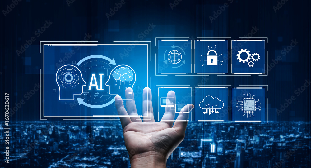Poster ai system integration improves artificial intelligence platform. ai system integration enhances auto