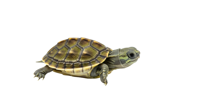 Schildkrötenbaby, transparenter Hintergrund, PNG