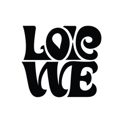 Black lo we text logo with a unique wavy font isolated on white background isolated on transparent background