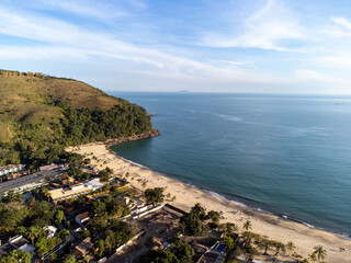 Beautiful village surrounded by nature and tropical beach