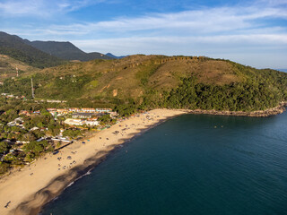 Beautiful village surrounded by nature and tropical beach