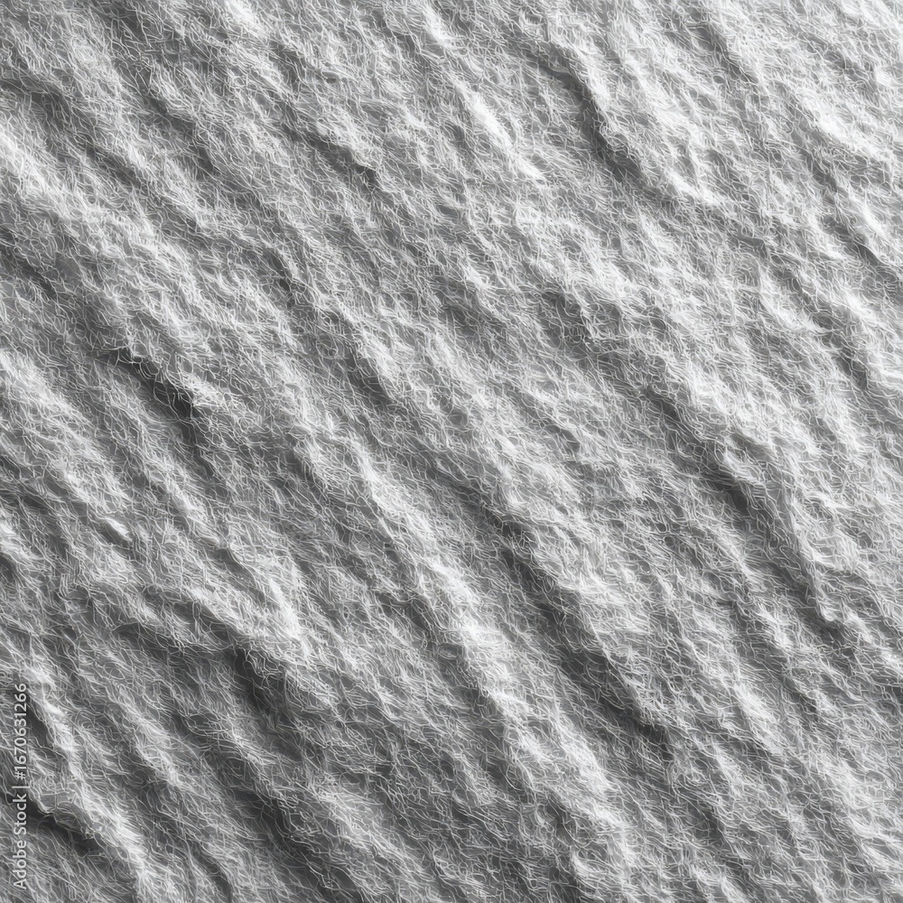 Poster monochromatic abstraction: a woven network of delicate strands creates a textured and intricate back