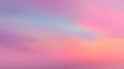 Obraz premium A soft, pastel-toned background display features a dreamy blend of pink, purple, and peach hues.