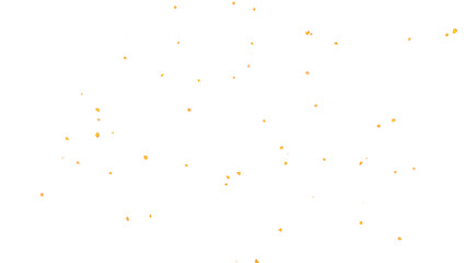 fire dust particles over transparent background overlay, Flying Fire Particles transparent background in png format. 3d render of fire embers, Fire flames isolated on white background	