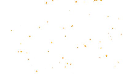 fire dust particles over transparent background overlay, Flying Fire Particles transparent background in png format. 3d render of fire embers, Fire flames isolated on white background	