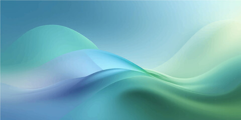 Abstract blue flowing lines with a smooth gradient curve vector design, perfect for a modern wallpaper or backdrop