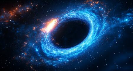 Blue Black Hole