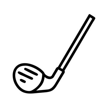 Golf Club Icon for Sports, Recreation, and Outdoor Activity Design