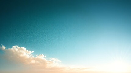 A serene clear sky showcasing soft pastel clouds against a vibrant blue backdrop, perfect for nature and tranquility themes. Evokes a sense of peace and freedom in open spaces.