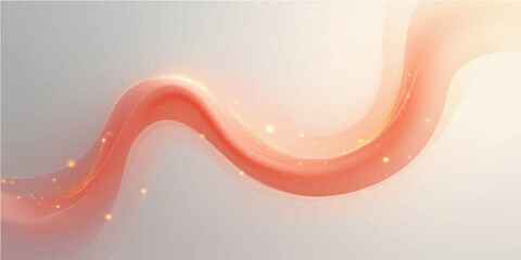 Abstract red and blue liquid waves swirl with light and energy on a vibrant background