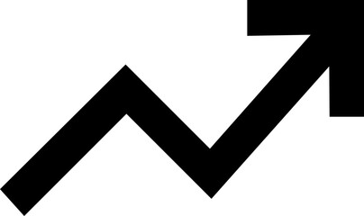 Growth icon. Containing performance, gain, improvement, grow, chart, increase, evolution and development icons. Solid icon collection. Vector illustration.