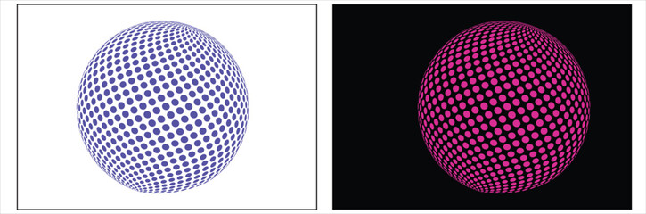 A dynamic set of futuristic sphere icons in vibrant purple and magenta. Ideal for modern digital projects, including web apps, user interfaces, presentations, and branding for tech and AI companies.