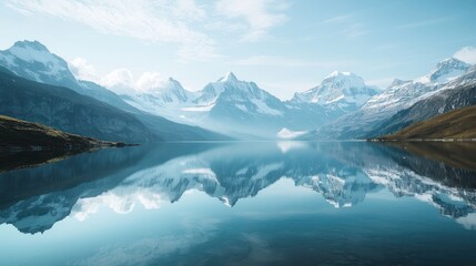 Fototapeta premium Mountain lake reflection
