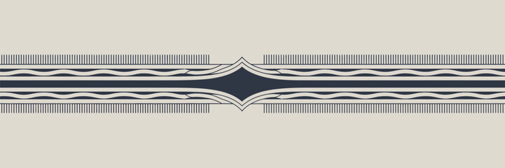 An abstract design featuring horizontal lines wavy patterns and vertical dashes on a light background art pattern
