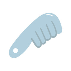Hand drawn comb element icon flat style vector illustration design