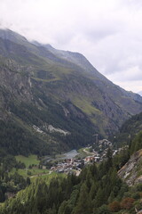 Naklejka premium tignes, french alps, france