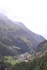 Naklejka premium tignes, french alps, france