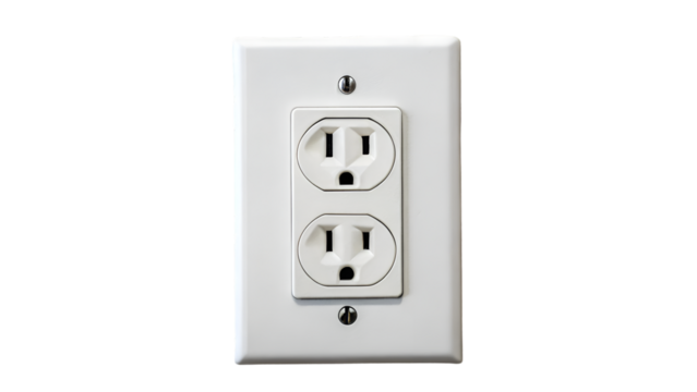 electrical outlet isolated on transparent background PNG