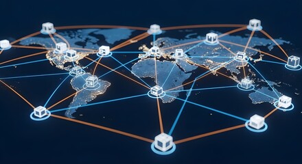 Global Network Connectivity A Visual Representation of Interconnected Systems
