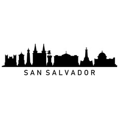 Obraz premium Skyline San Salvador
