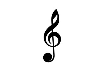 Obraz premium a musical symbol, displaying its design, creating a strong visual effect, with details and style, no background.