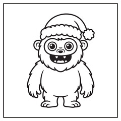 Creepy Kawaii Christmas Coloring Pages