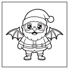 Creepy Kawaii Christmas Coloring Pages
