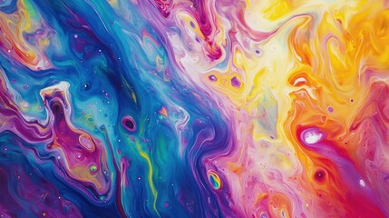 Fototapeta premium Abstract fluid colors