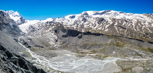 Glacier near Fluhalp, switzerland