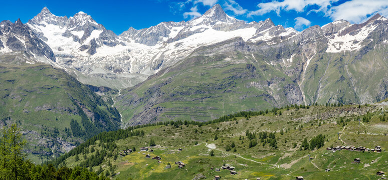 Findeln hamlets near Zermatt, Switzerland