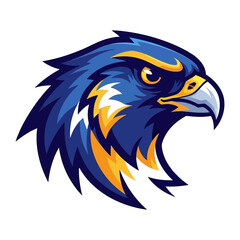 Majestic Eagle Head Design: A powerful and dynamic illustration showcasing the head of an eagle, with sharp detail and vivid colors, evoking a sense of strength and freedom.