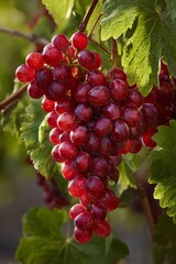 Grapes on a vine, Generative AI,