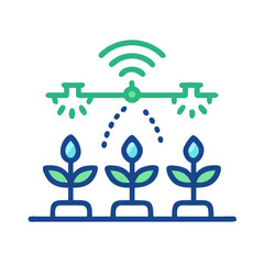 set of vector icons of plants