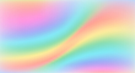 Soft Pastel Rainbow Gradient Background Smooth Color Transitions Dreamy