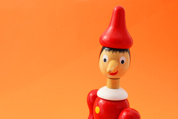 Colorful wooden doll