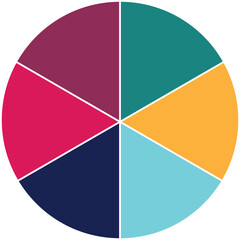 Diagram business infographic circle chart