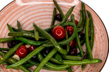 tomatoes and cucumber
