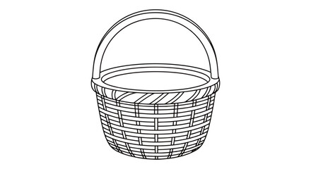 metal bucket isolated on white