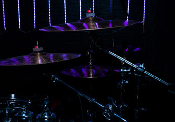 concert stage lights on stage